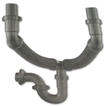 Sifon flexible doble